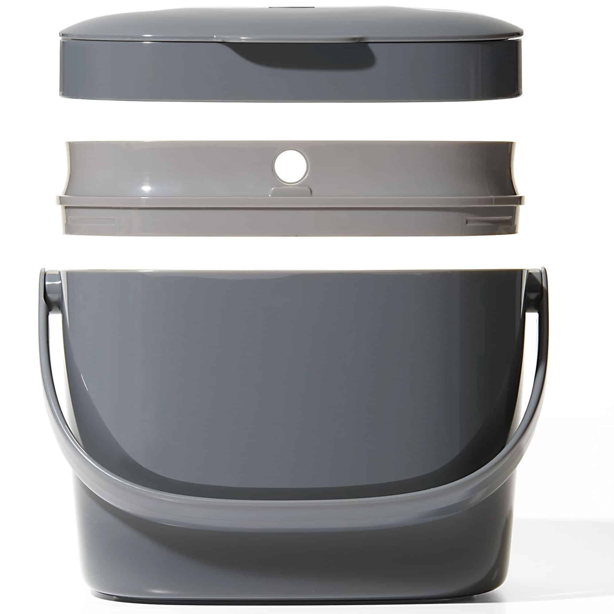 OXO Easy-Clean kompostbeholder 6,6 l, Charcoalbedste i test blender