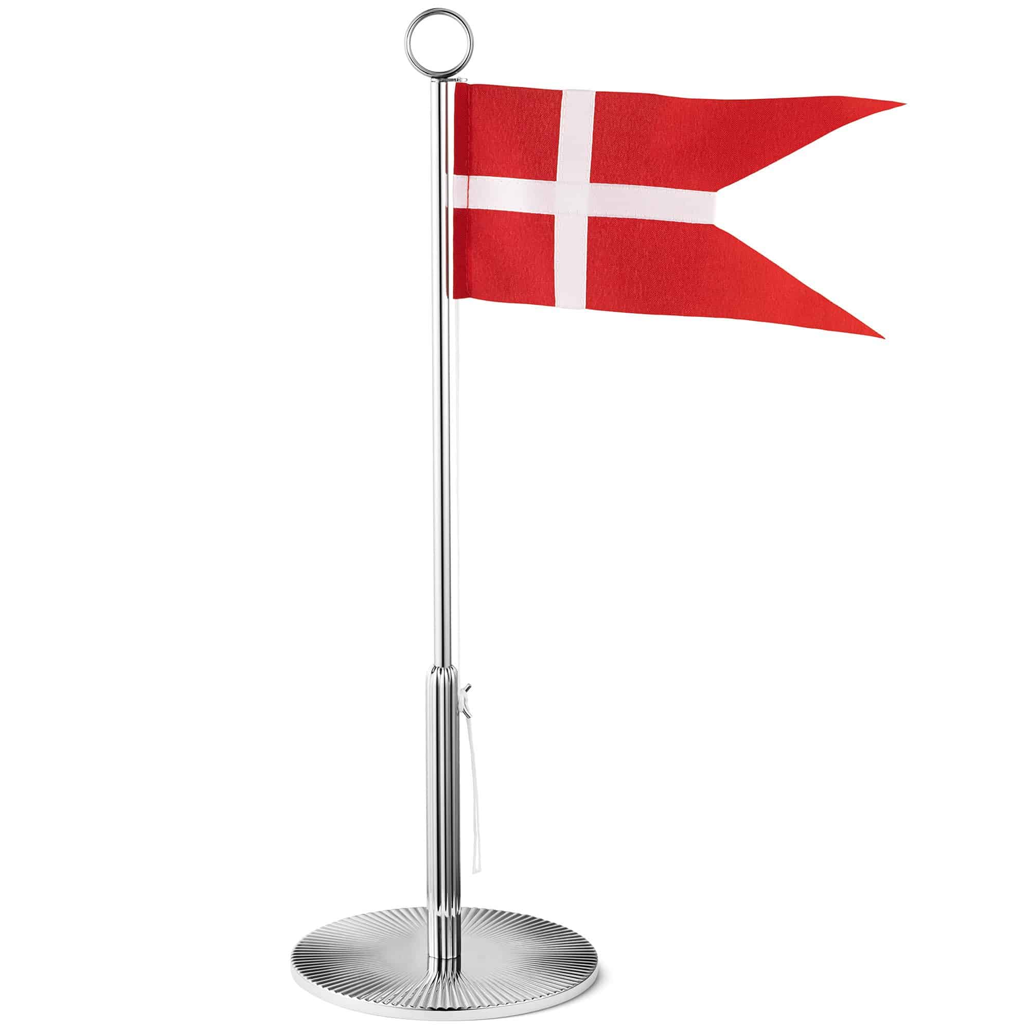 Georg Jensen Bernadotte fødselsdagsflag, rustfrit stål